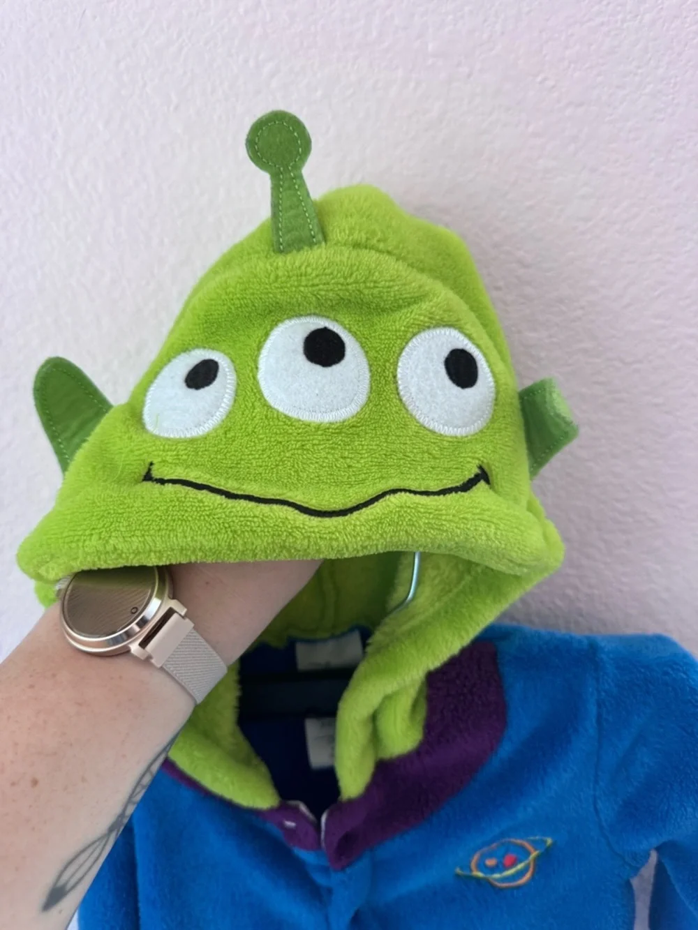 Vintage Disney Toy Story Alien Onesie Baby 12-18M